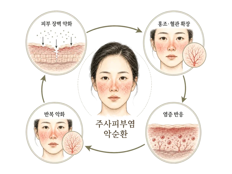 주사피부염, 원인과 치료 방법