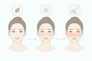 가을부터 시작되는 속건조와 홍조, 주사피부염으로 이어질 수 있습니다